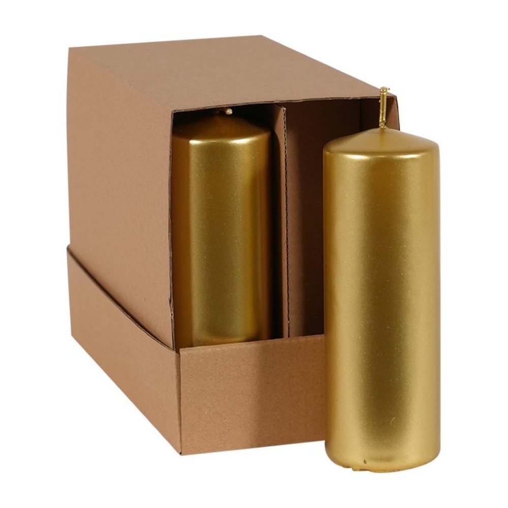 MOCCOLO METALLIZZATO H150XD50 MM. ORO